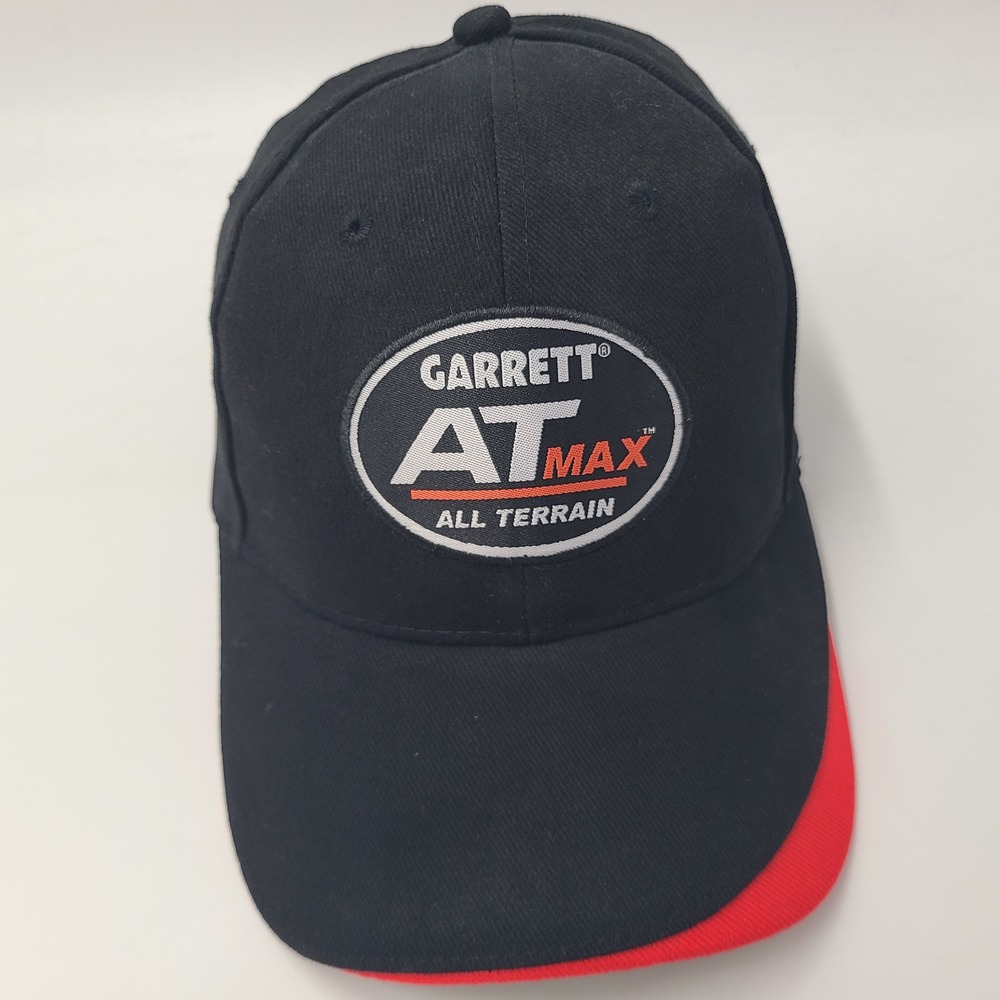 Garrett Hat Adjustable Black Red AT Max Metal Detector All Terrain Casual Men